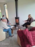 around the fire